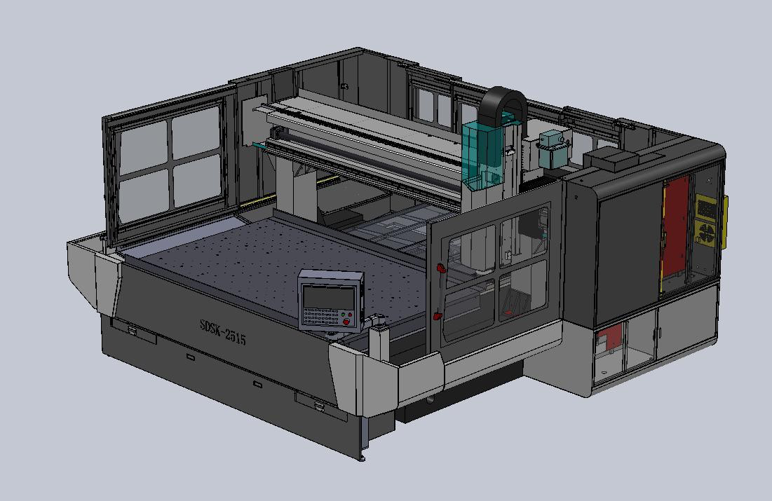 Large glass carving machine for glass grinding and punching