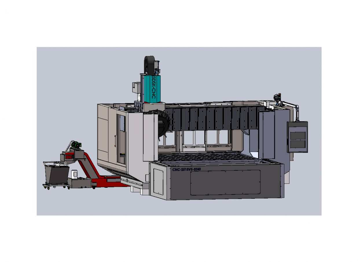 龍門(mén)加工中心SDSK2518V5-BT40數(shù)控機(jī)床技術(shù)規(guī)格書(shū)